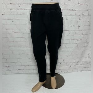 LULULEMON M5420S "Cross Cut Jogger" Black Athletic Sweatpants Men's Large
